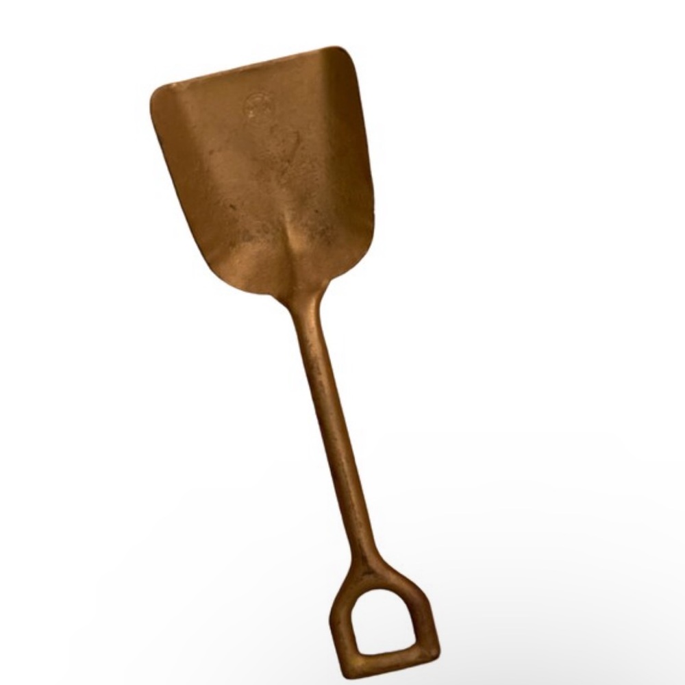 Vintage Marx Toys Child’s Beach Shovel Gold Tone Steel